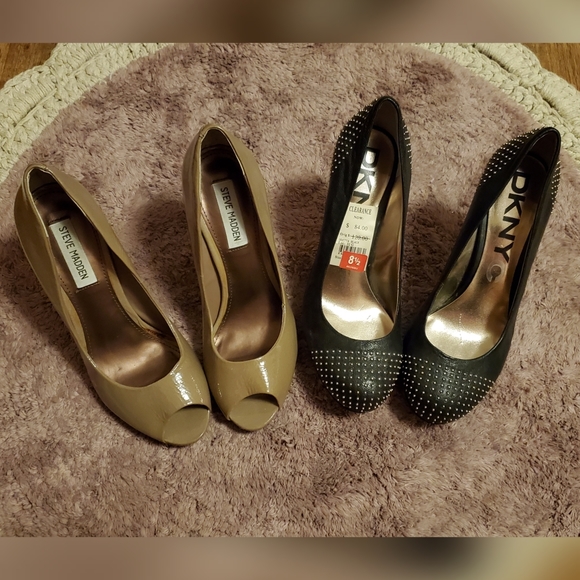 New DKNYC & Gently Used Steve Madden Heels 8.5 - Picture 3 of 8
